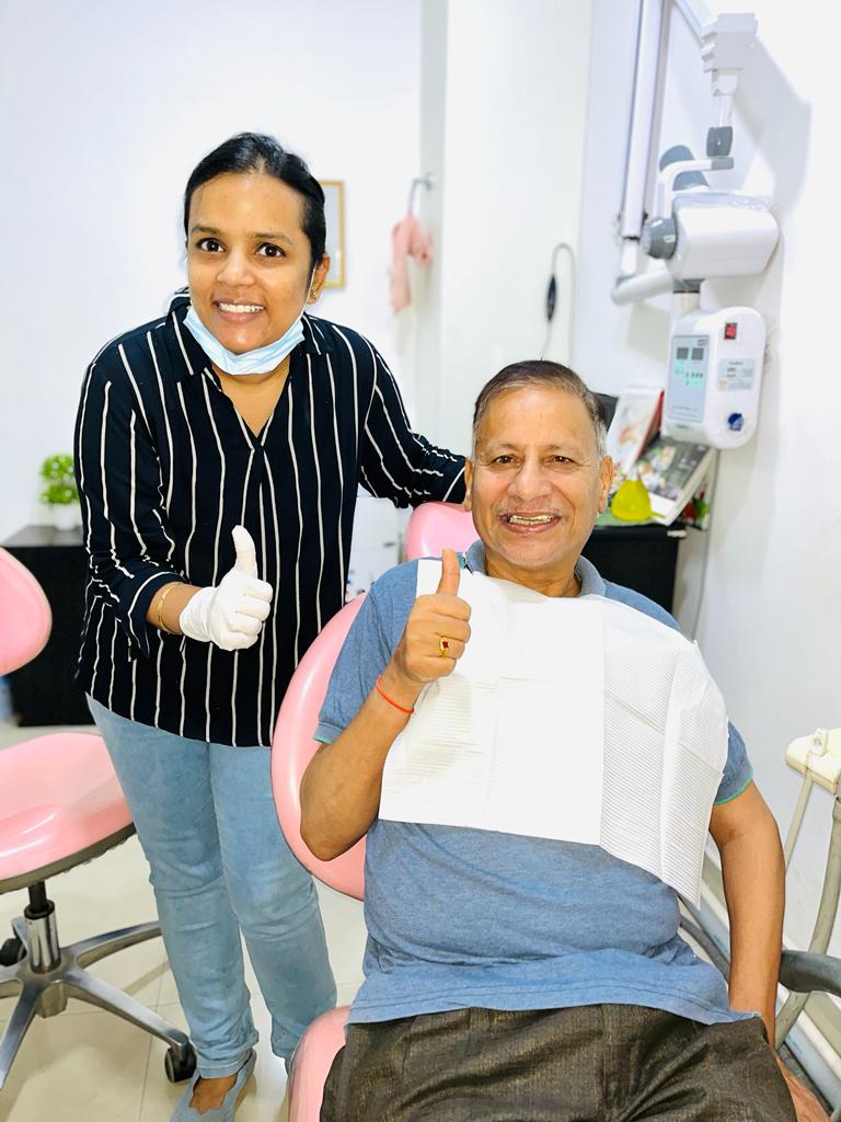 Tooth treatment patient's